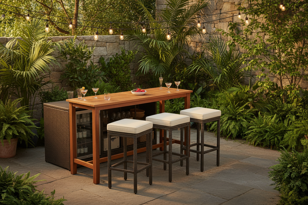 5 Ways to Turn Your Backyard Into an Outdoor Bar This Summer