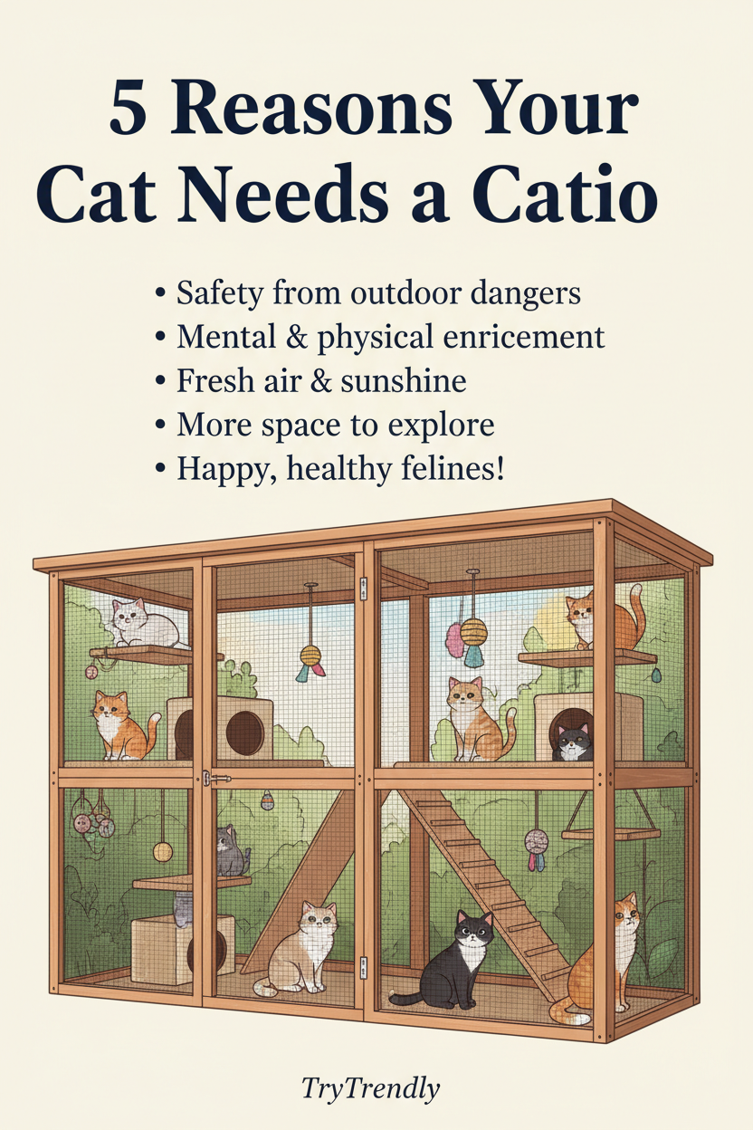 5 Reasons Your Cat Needs a Catio This Summer