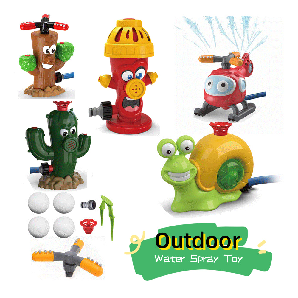 Sprinkler Outdoor Water Spray Toy Garden Water Toys Summer Yard Cartoon Splash Sprinkler Baby Bath Toy For Kids TryTrendly