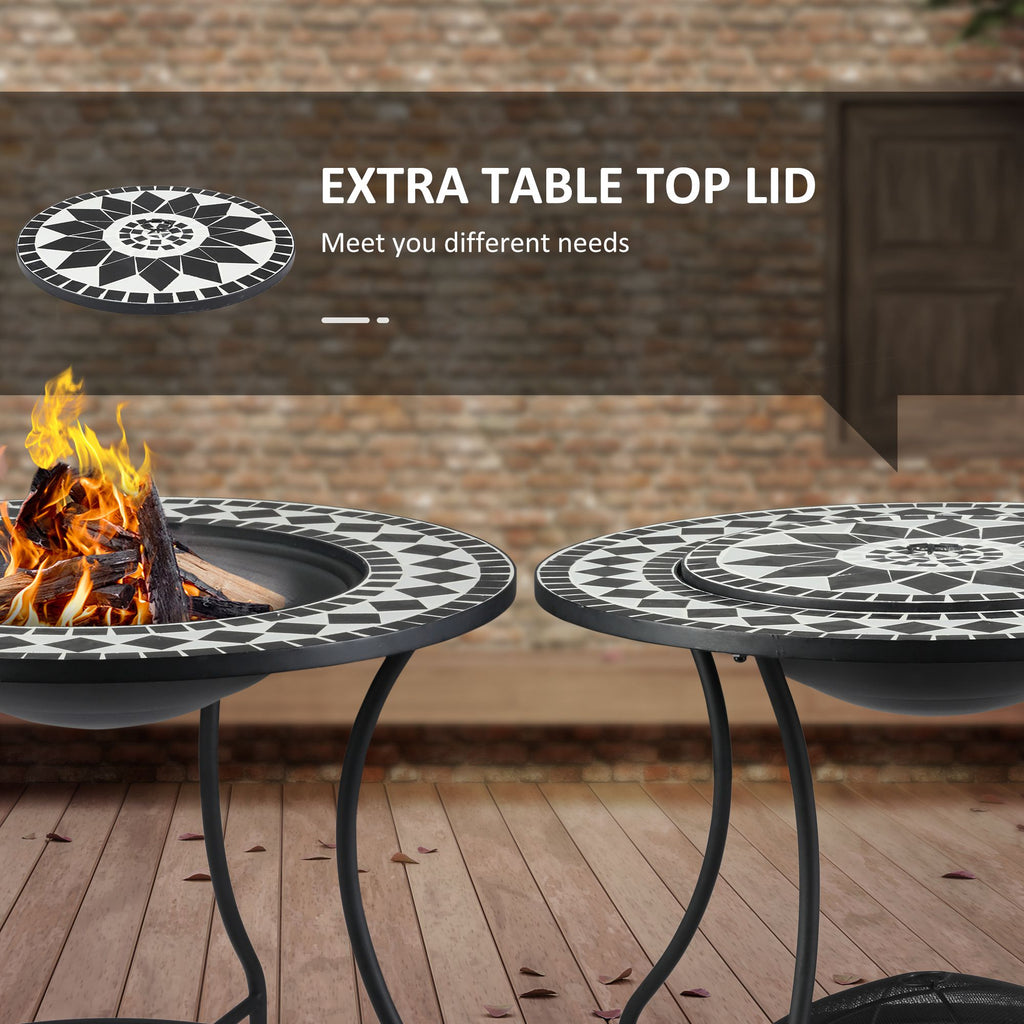 30" Outdoor Fire Pit Dining Table cjdropshipping