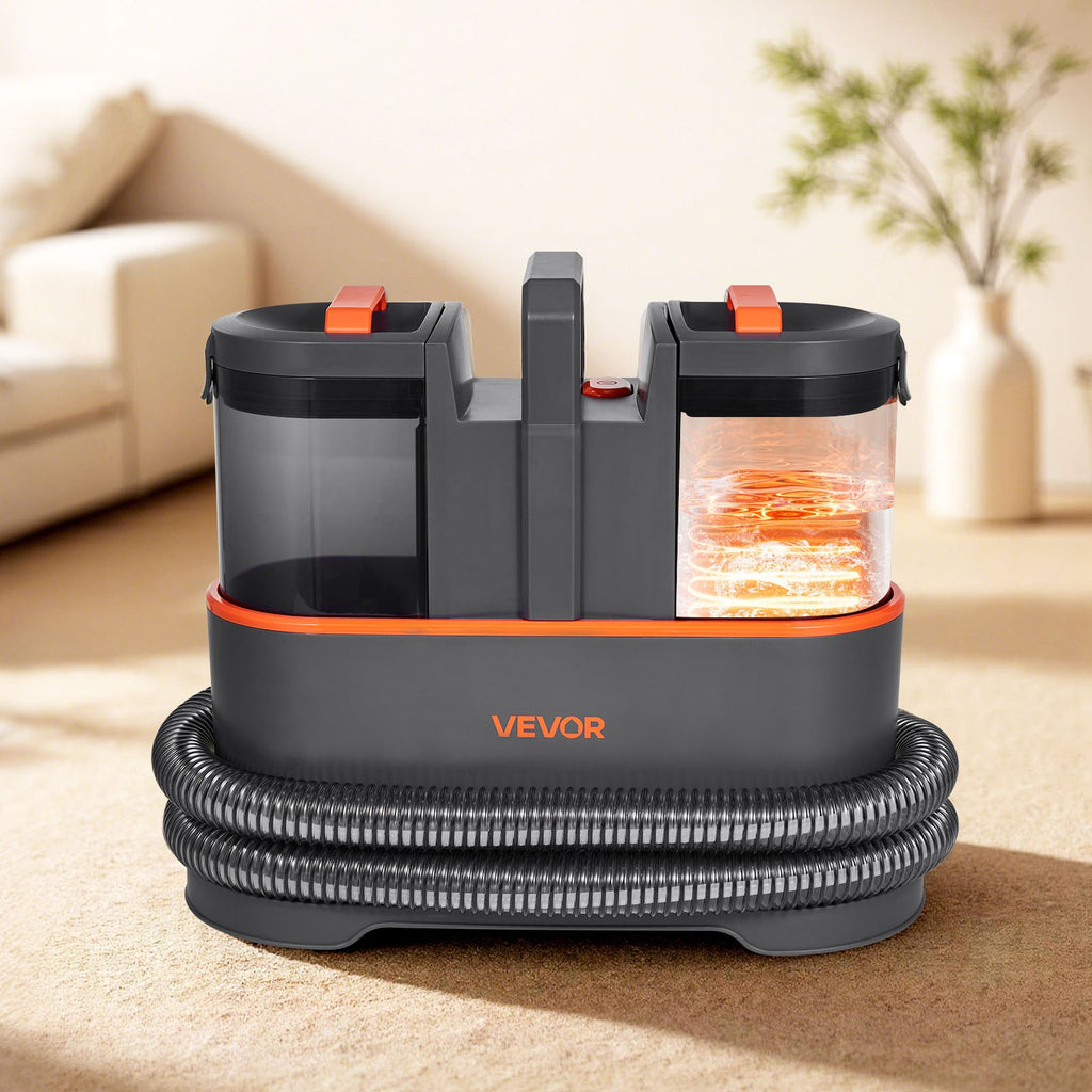Portable Carpet Cleaner Machine Dual-Water Tank 11.5Kpa Upholstery Cleaner cjdropshipping