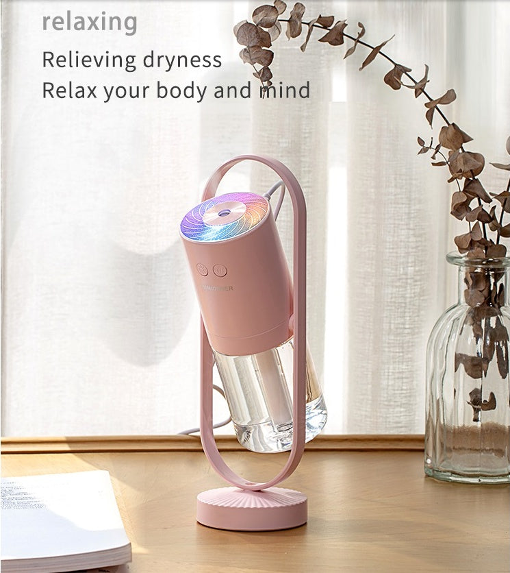 Magic Shadow USB Air Humidifier For Home With Projection Night Lights Ultrasonic Car Mist Maker Mini Office Air Purifier cjdropshipping