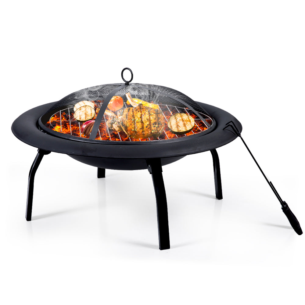 30" Portable Outdoor Fire Pit & Patio Heater