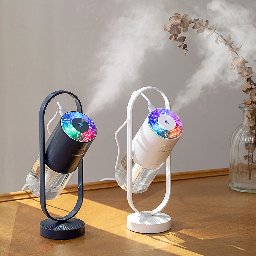 Magic Shadow USB Air Humidifier For Home With Projection Night Lights Ultrasonic Car Mist Maker Mini Office Air Purifier cjdropshipping