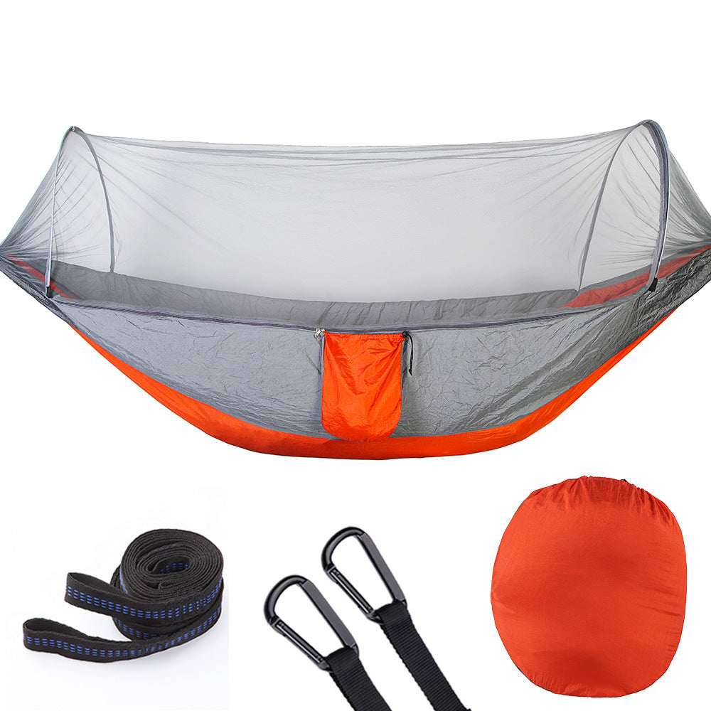 Fully Automatic Quick Opening Hammock With Mosquito Net cjdropshipping
