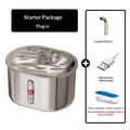 Pet Water Fountain 304 Stainless Steel Circulating Filtration For Cats cjdropshipping