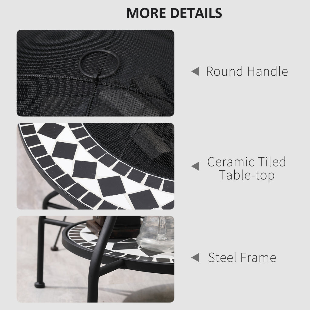 30" Outdoor Fire Pit Dining Table cjdropshipping