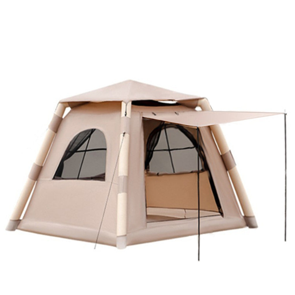 Inflatable Tent Outdoor Tent 2-4-person Tent Quick-opening Tent Inflatable Tent Hut Tent Camping Portable Tent Windproof Tent Family Party Tent Pop-up Tent Shading And Waterproof Tent Camping Tent cjdropshipping