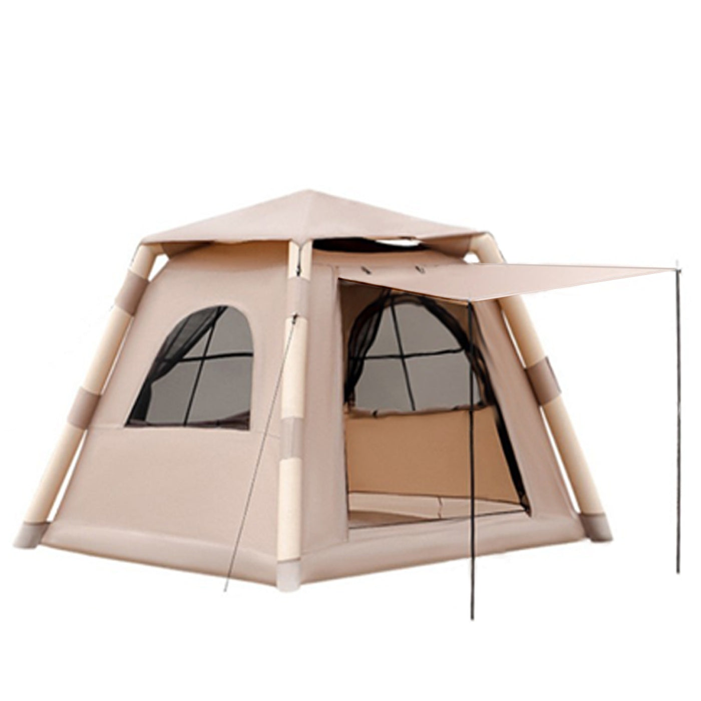 Inflatable Tent Outdoor Tent 2-4-person Tent Quick-opening Tent Inflatable Tent Hut Tent Camping Portable Tent Windproof Tent Family Party Tent Pop-up Tent Shading And Waterproof Tent Camping Tent cjdropshipping