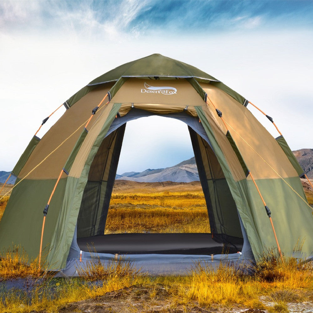 Fully Automatic Hexagonal Speed-opening Rainstorm-proof Camping Tent CJ Dropshipping