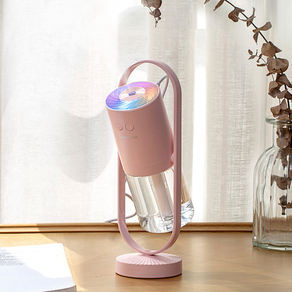 Magic Shadow USB Air Humidifier For Home With Projection Night Lights Ultrasonic Car Mist Maker Mini Office Air Purifier cjdropshipping