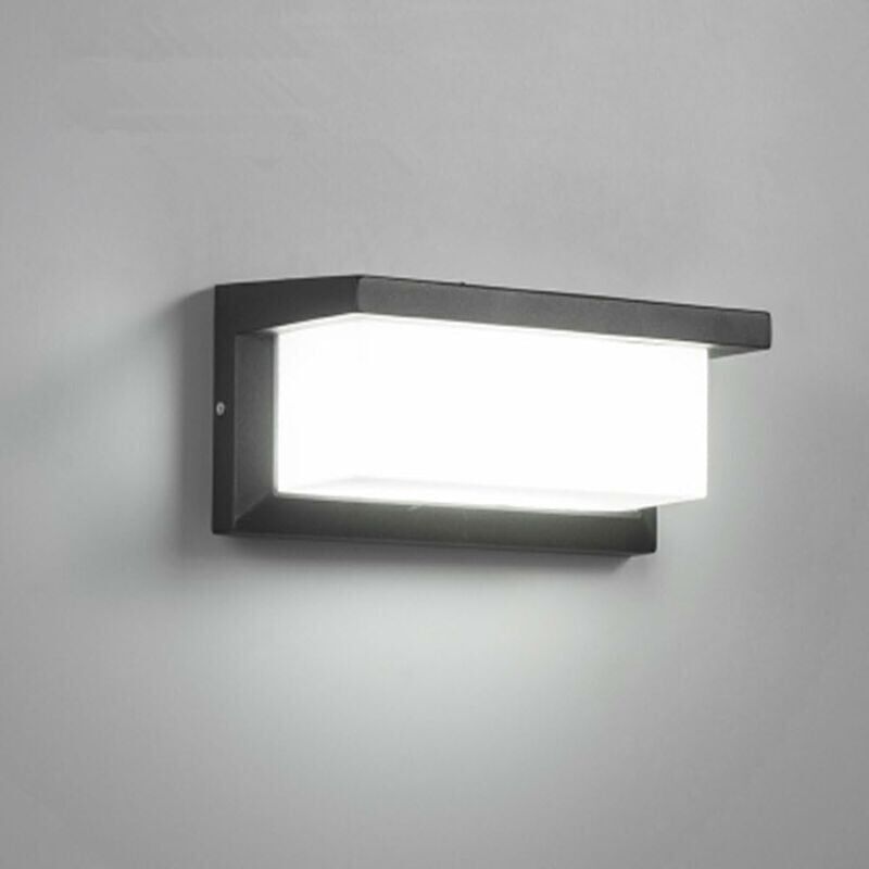 Modern LED Outdoor Wall Light – 12W Anthracite