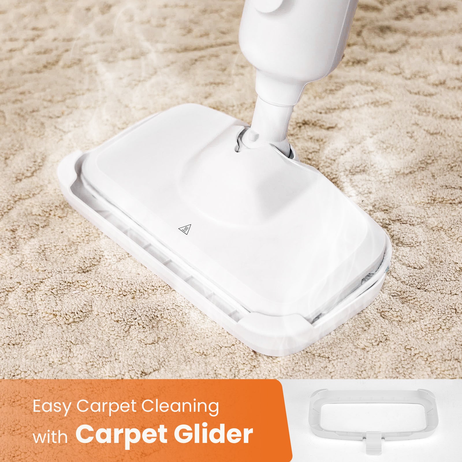 Steam Mop For Floor Cleaning,Lightweight Floor Steamer Cleaner For Hardwood-Tile-Laminate Floors Carpet, 2 Washable Pad TryTrendly