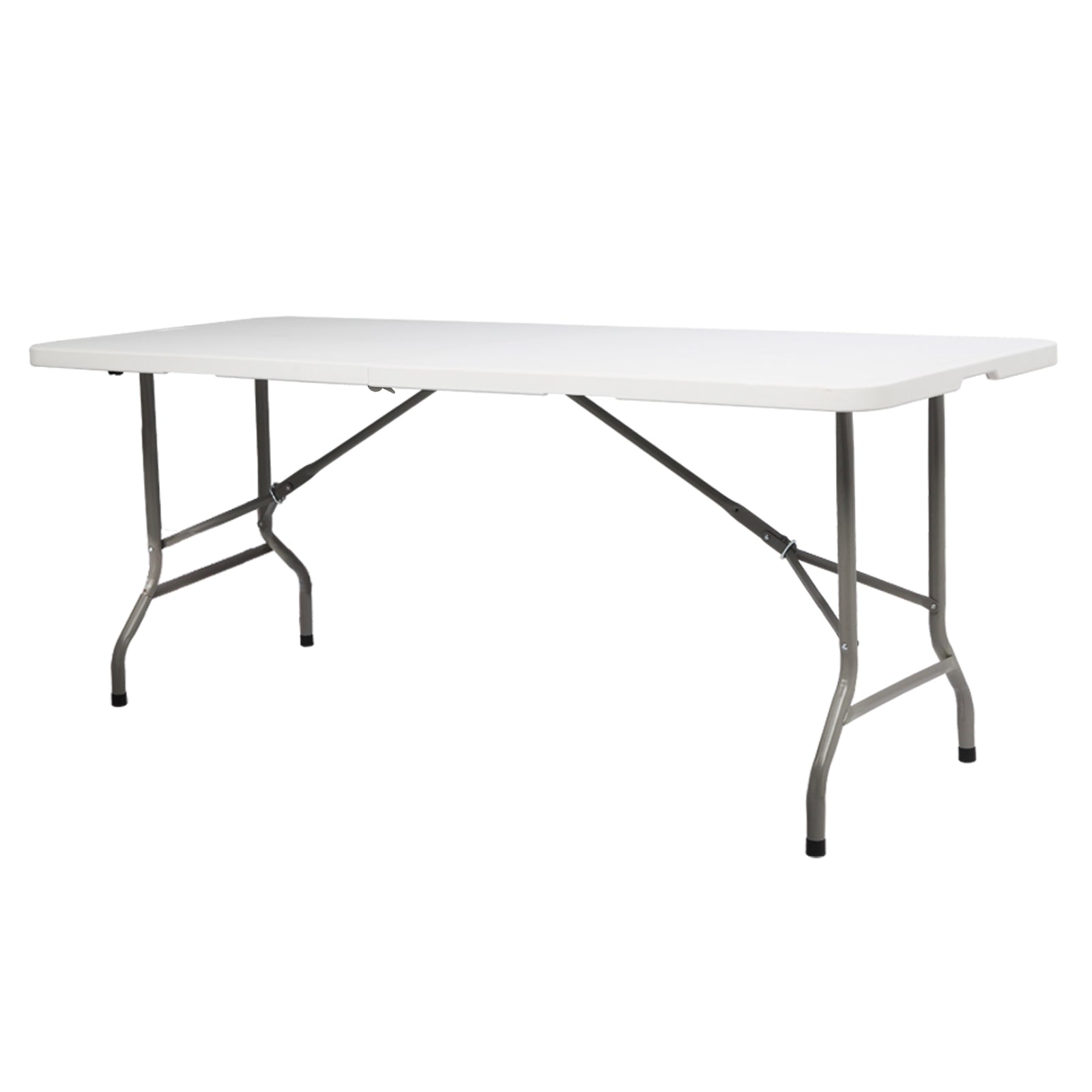 Lightweight Plastic Folding Rectangular Table For Outdoor Lounging TryTrendly