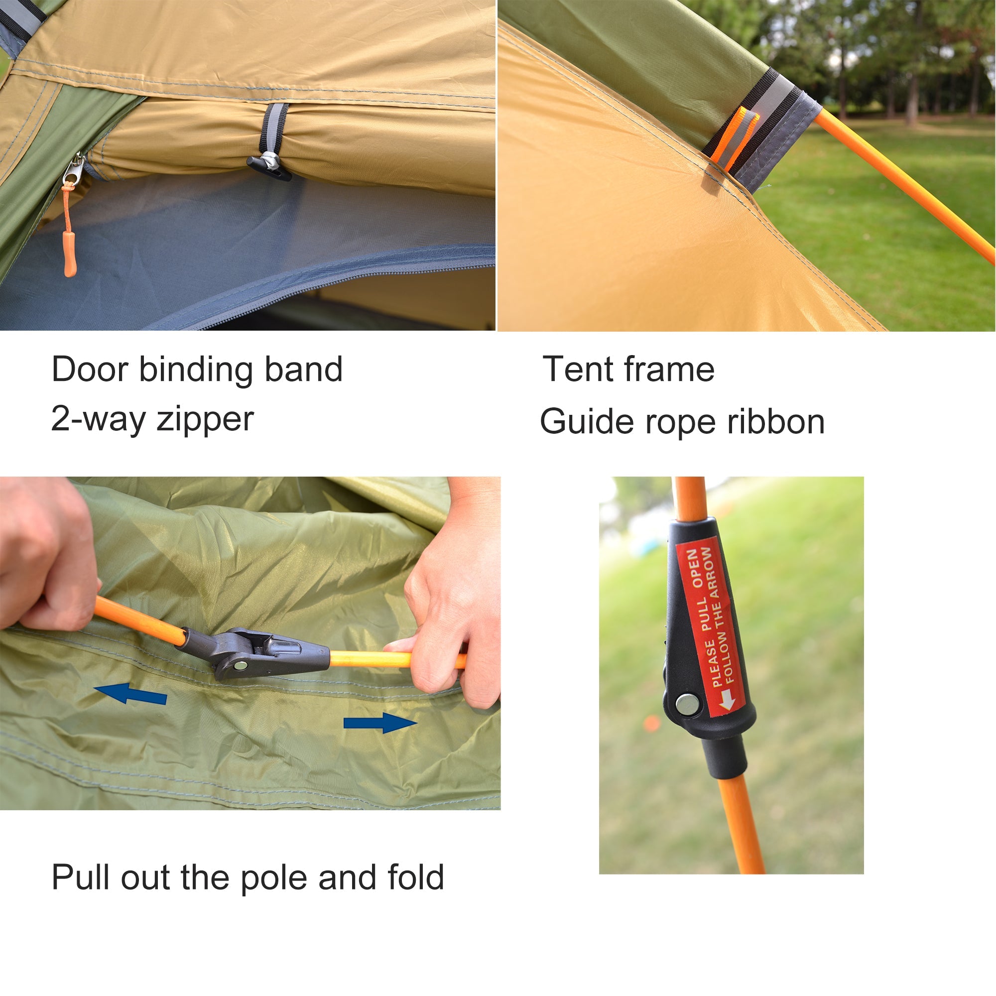 Fully Automatic Hexagonal Speed-opening Rainstorm-proof Camping Tent CJ Dropshipping