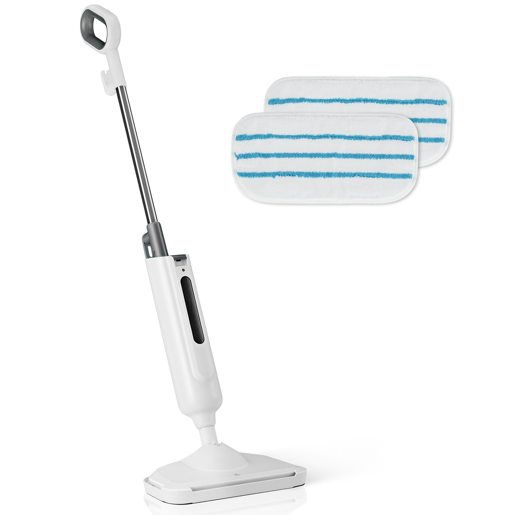 Steam Mop For Floor Cleaning,Lightweight Floor Steamer Cleaner For Hardwood-Tile-Laminate Floors Carpet, 2 Washable Pad TryTrendly