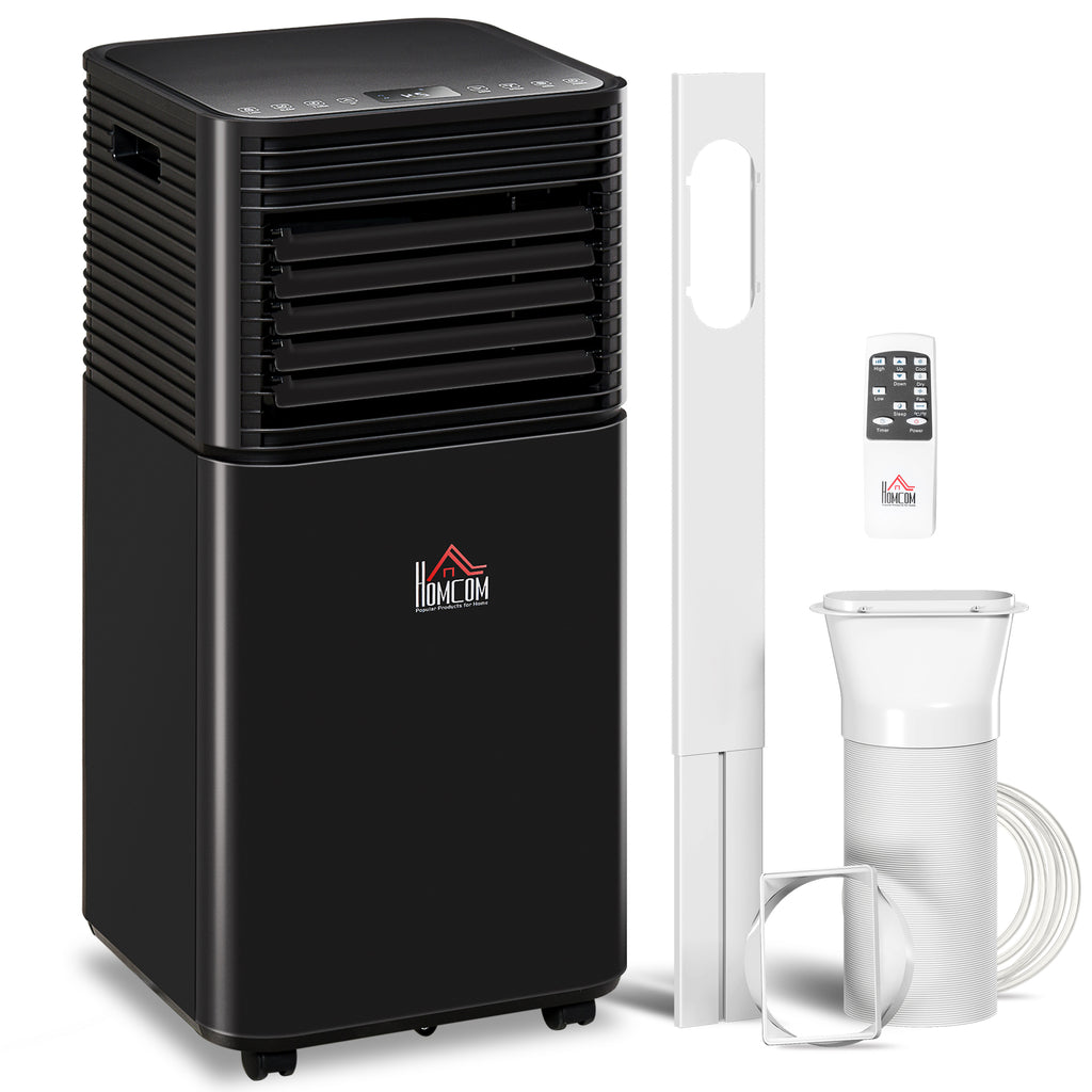 10000 BTU Portable Air Conditioner with Dehumidifier, Cooling Fan, Sleep, Remote, 24H Timer, Auto Off, Black cjdropshipping