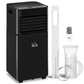 10000 BTU Portable Air Conditioner with Dehumidifier, Cooling Fan, Sleep, Remote, 24H Timer, Auto Off, Black cjdropshipping