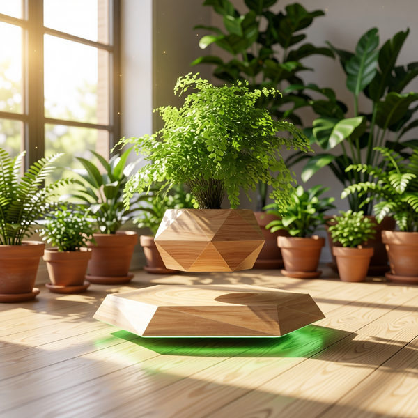 Magnetic Floating Bonsai Plant Rack | Levitating Zen Decor | Unique Gift Idea